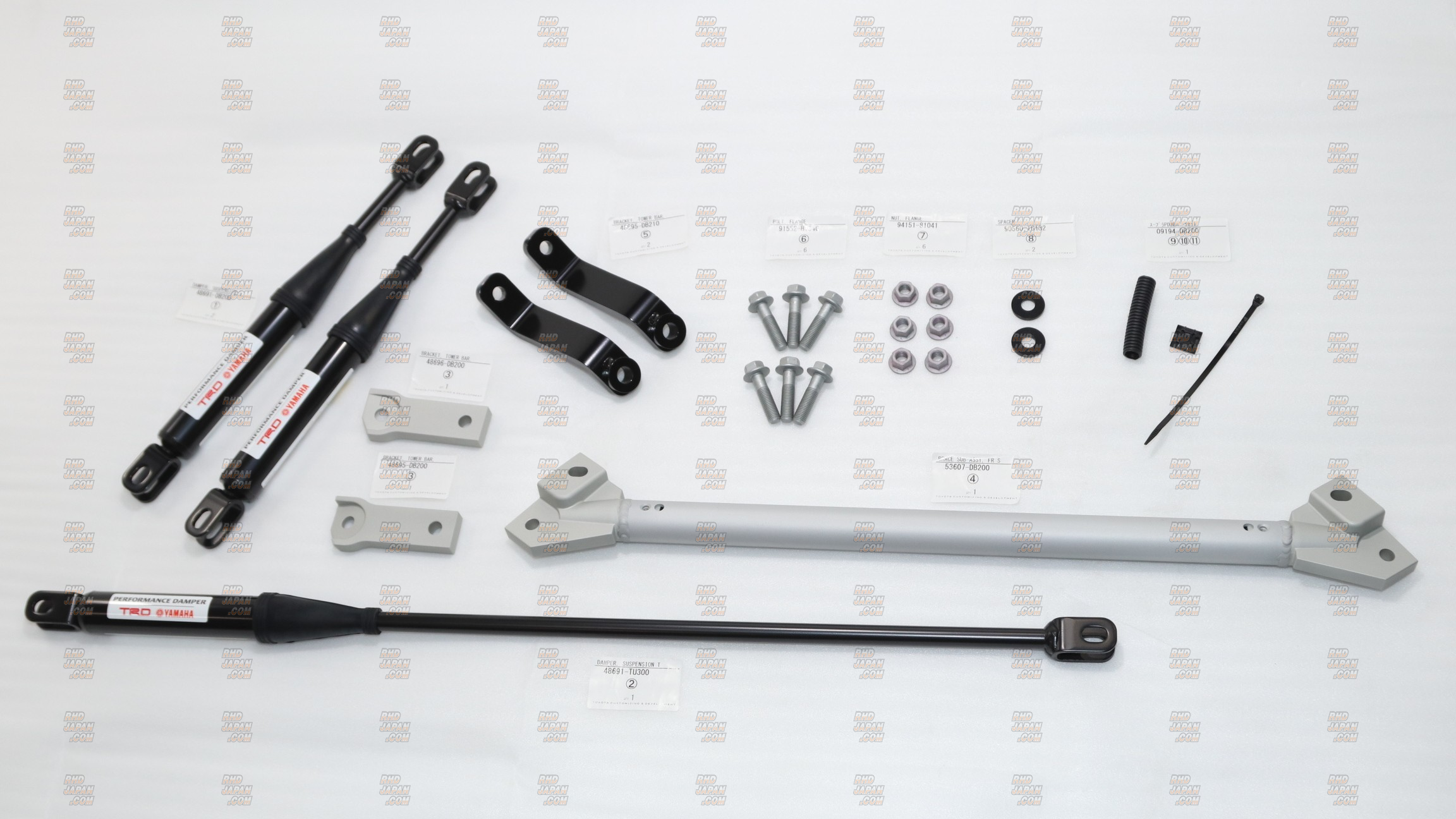 TRD Performance Damper & Brace Set - GR Supra DB22 DB82 RZ - RHDJapan