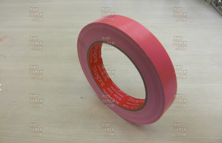 Saito Rollcage Roll Bar Color Acetate Tape 25 Meter - Pink