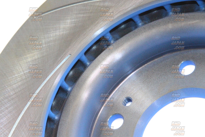 Endless Curving Slit Brake Rotor Rear Option Black Right - Civic FD1 FD2