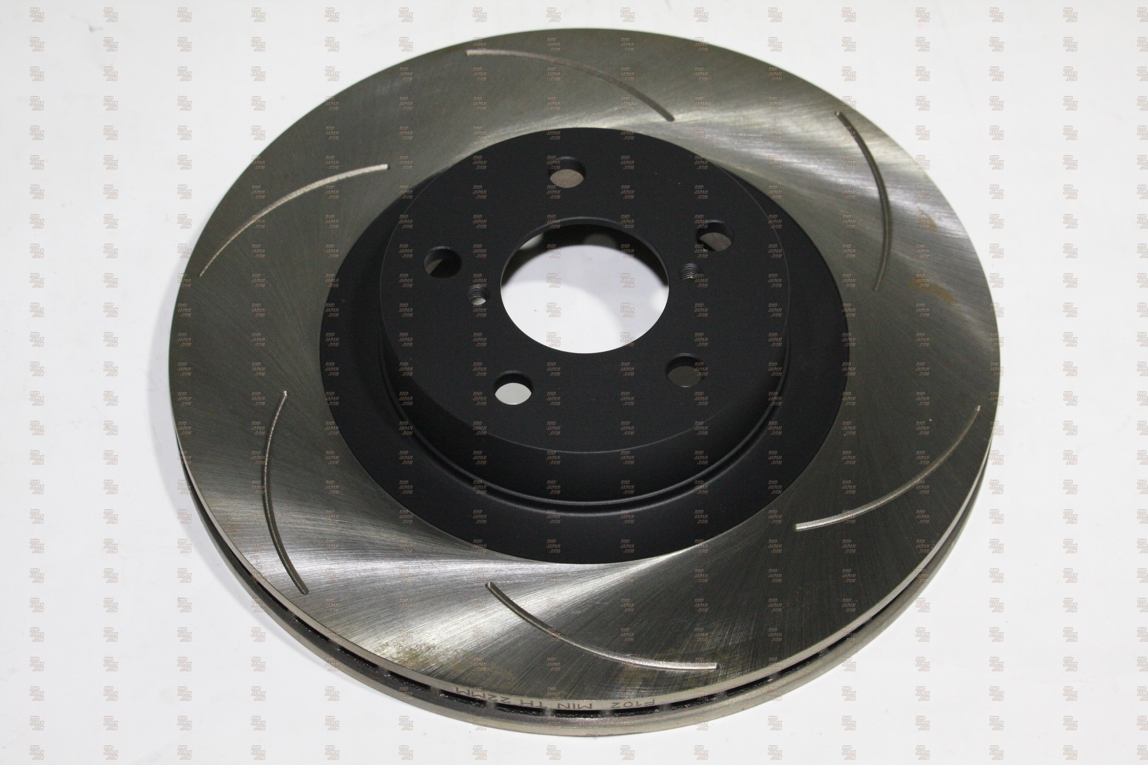 Project Mu SCR Pure Plus 6 Front Brake Rotors Black Hat Coating