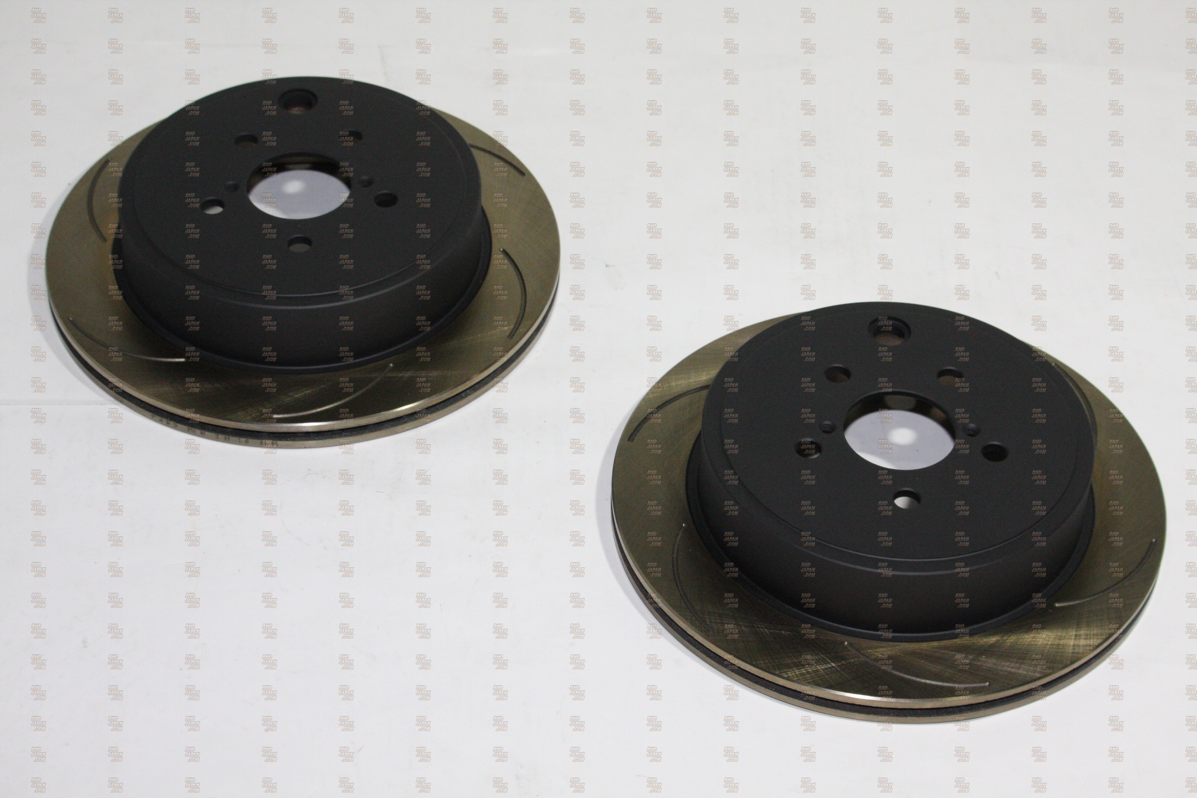 Project Mu SCR Pure Plus 6 Rear Brake Rotors Black Hat Coating