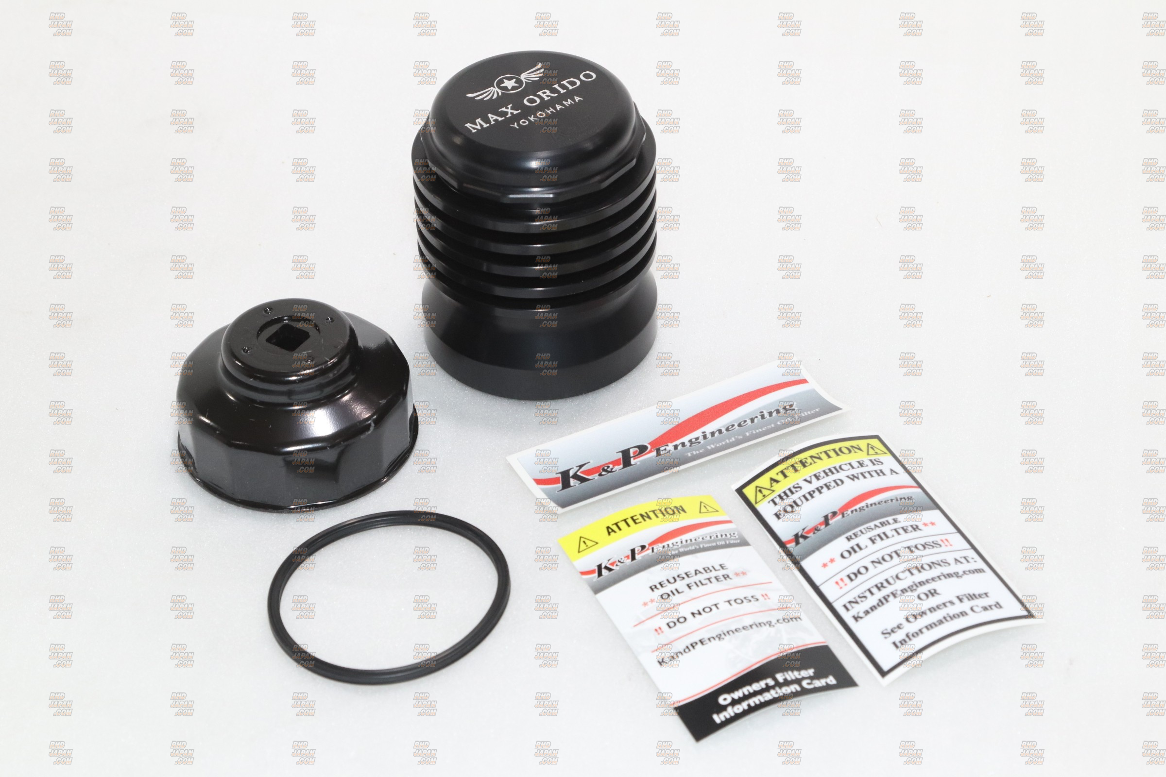 Max Orido X K&P Engineering Stainless Steel Micronic High Performance Oil Filter - BRZ ZC6 86 ZN6