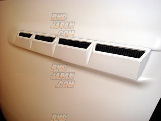 Restored Hood Vent Set Carbon Fiber Plain Weave - Celica TA22