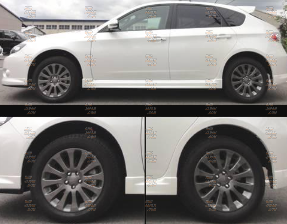Largus サスペンションキット 4点セット 黒赤 IMPREZA, GH-8 Largus 