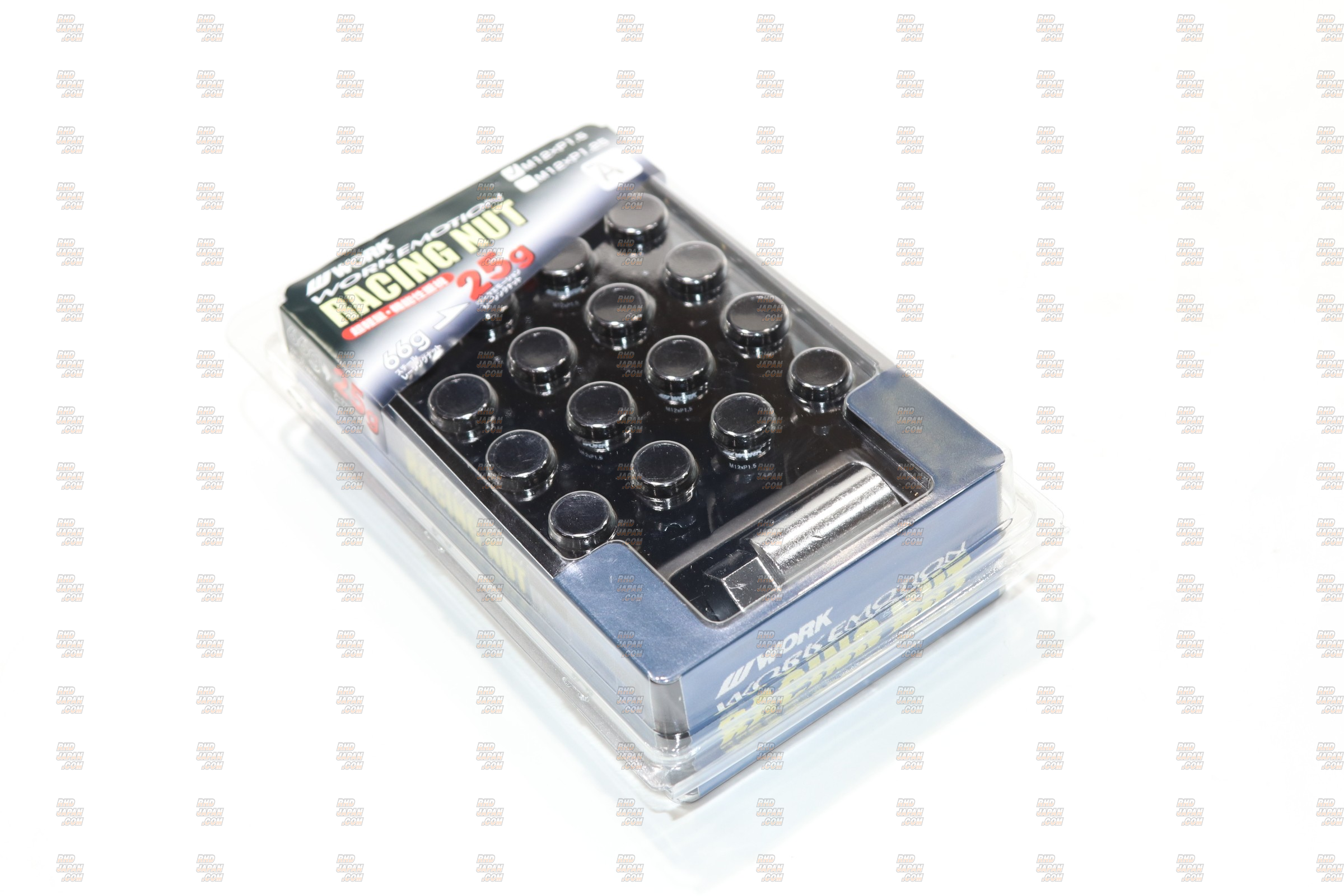 Work Wheels Japan Light Weight Racing Lug Nuts Set M12x1.5 - Black