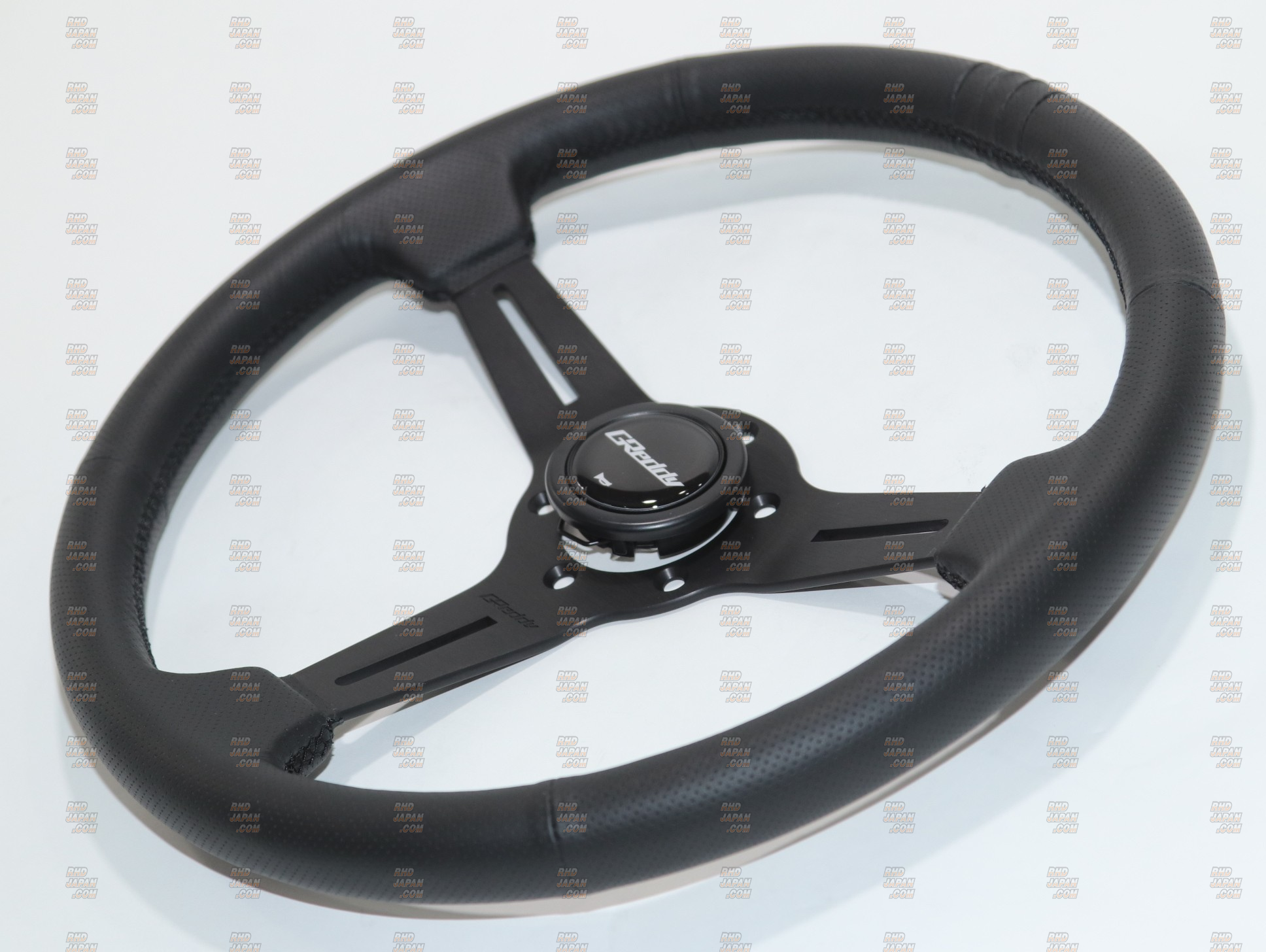 Trust Greddy Steering Wheel Black Edition - Standard Type - RHDJapan