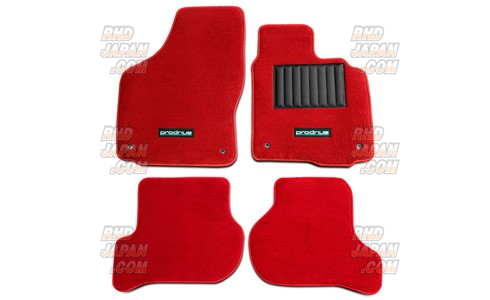 まーぼーさま専用rh1、rh2 Prodrive Floor Mat Set Red - RH1 RH2 4 Passenger - RHDJapan