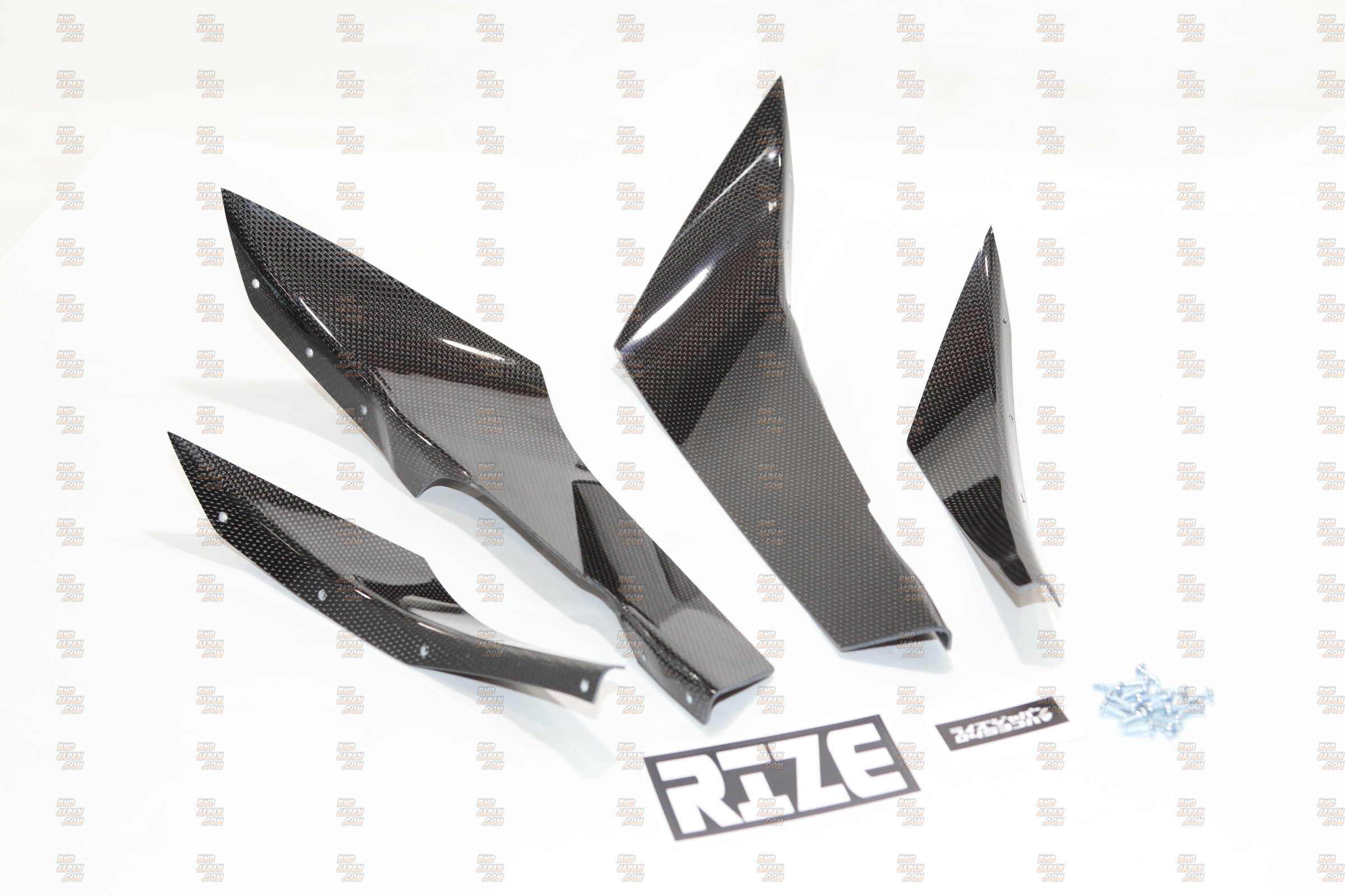 Pro Composite Fender Canard Set Type-1 Carbon Fiber - ZN6