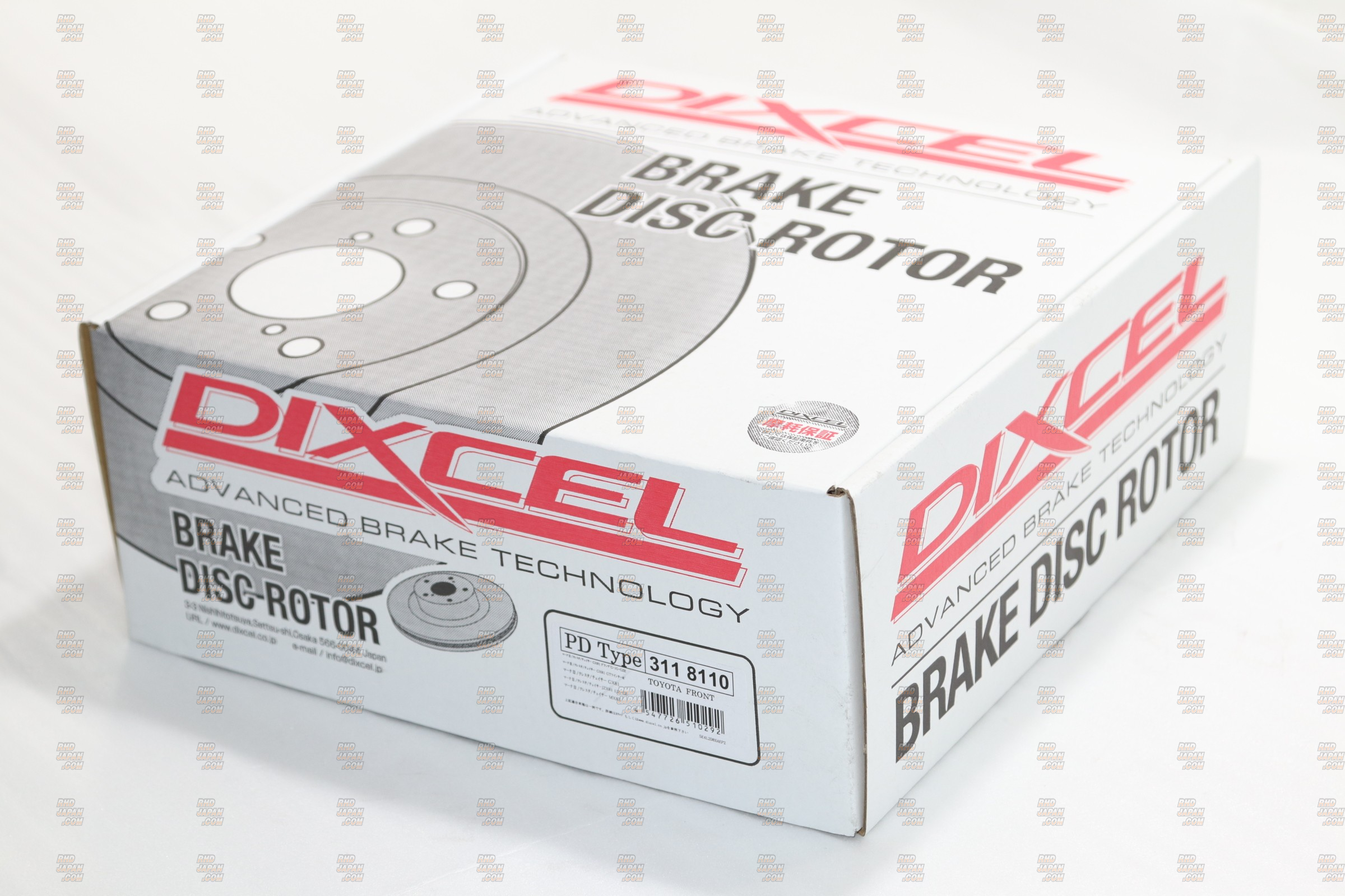 Dixcel Brake Rotor Set Type PD Rear - GX81 JZX81 MX83 - RHDJapan