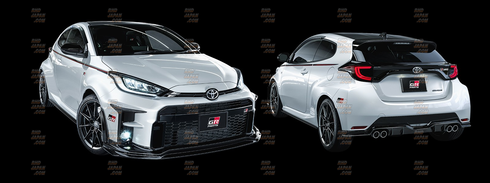 TRD GR Sports Side Visor Set - GR Yaris GXPA16 MXPA12 Yaris KSP210