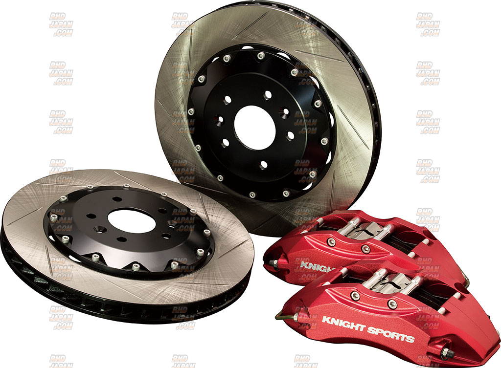 CX8 CX5 アテンザ GJフロントブレーキキット bcnr33 キャリパー Knight Sports Sports Brake Kit 8-Pot Caliper 380 X 32mm Rotor +19