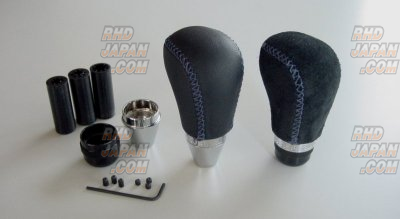 ATC Sprint ST Shift Knob - Blue & Black Air Blue Stitch