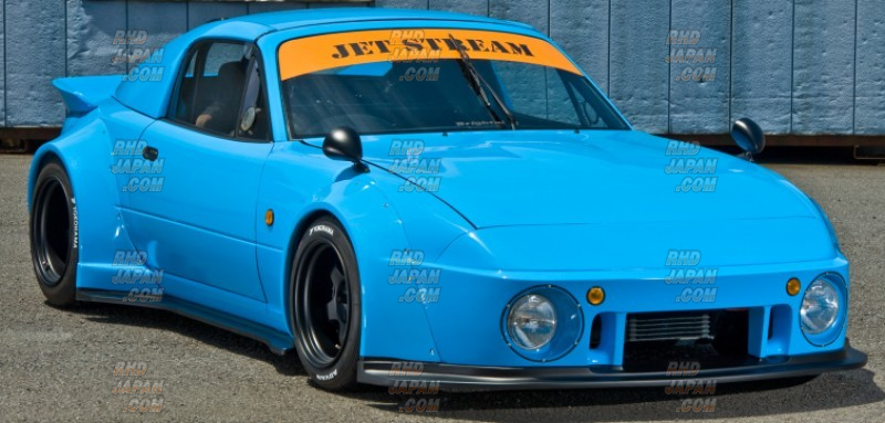 Jet Stream Front Glass Windshield Banner Hachimaki Orange - Roadster NA6CE NA8C NB6C NB8C