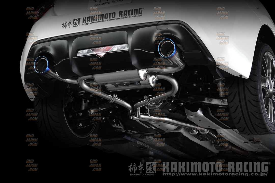 Kakimoto Racing Class KR Muffler Exhaust System Titan Face Steel