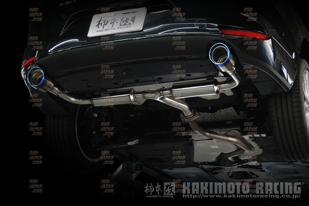 Kakimoto Racing Class KR Muffler Exhaust System Titan Face Steel ...