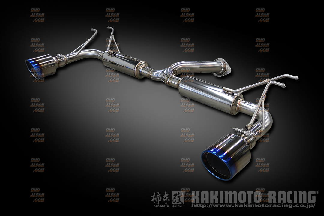Kakimoto Racing Class KR Muffler Exhaust System Titan Face Steel ...