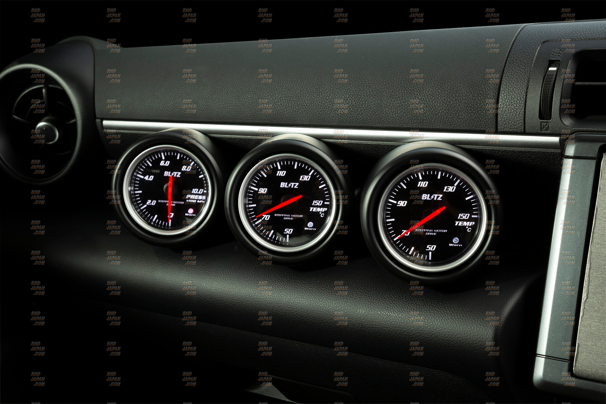 Blitz Racing Meter Panel 60mm Matt Black - BRZ ZD8 GR86 ZN8 - RHDJapan