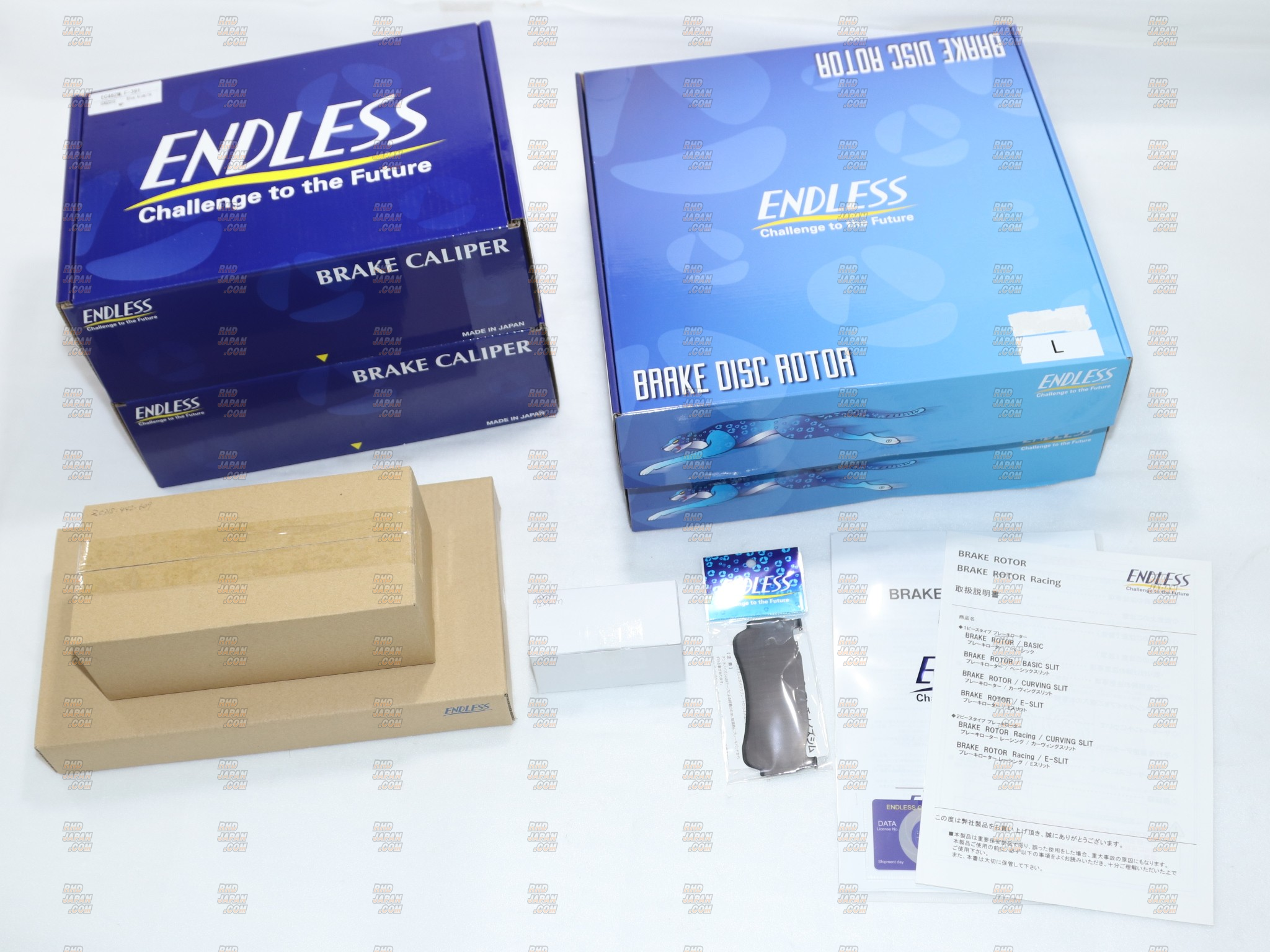 Endless S4F Front Brake Caliper System Inch Up Kit System Blue
