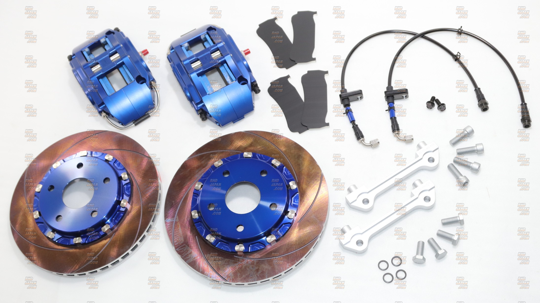 Endless S4F Front Brake Caliper System Inch Up Kit System Blue