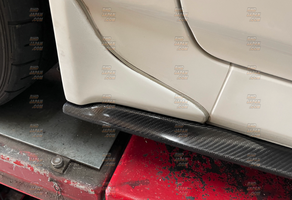 Car Garage amis Side Step Set for Side Strake Twill Weave Carbon 