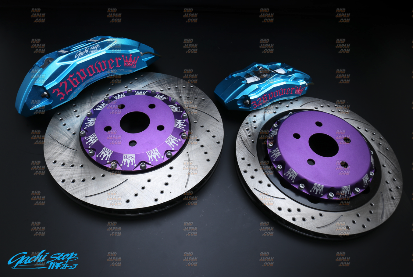 326 Power Gachi Stop Brake System Kit Rear 4Pot 286mm - Silvia S15 