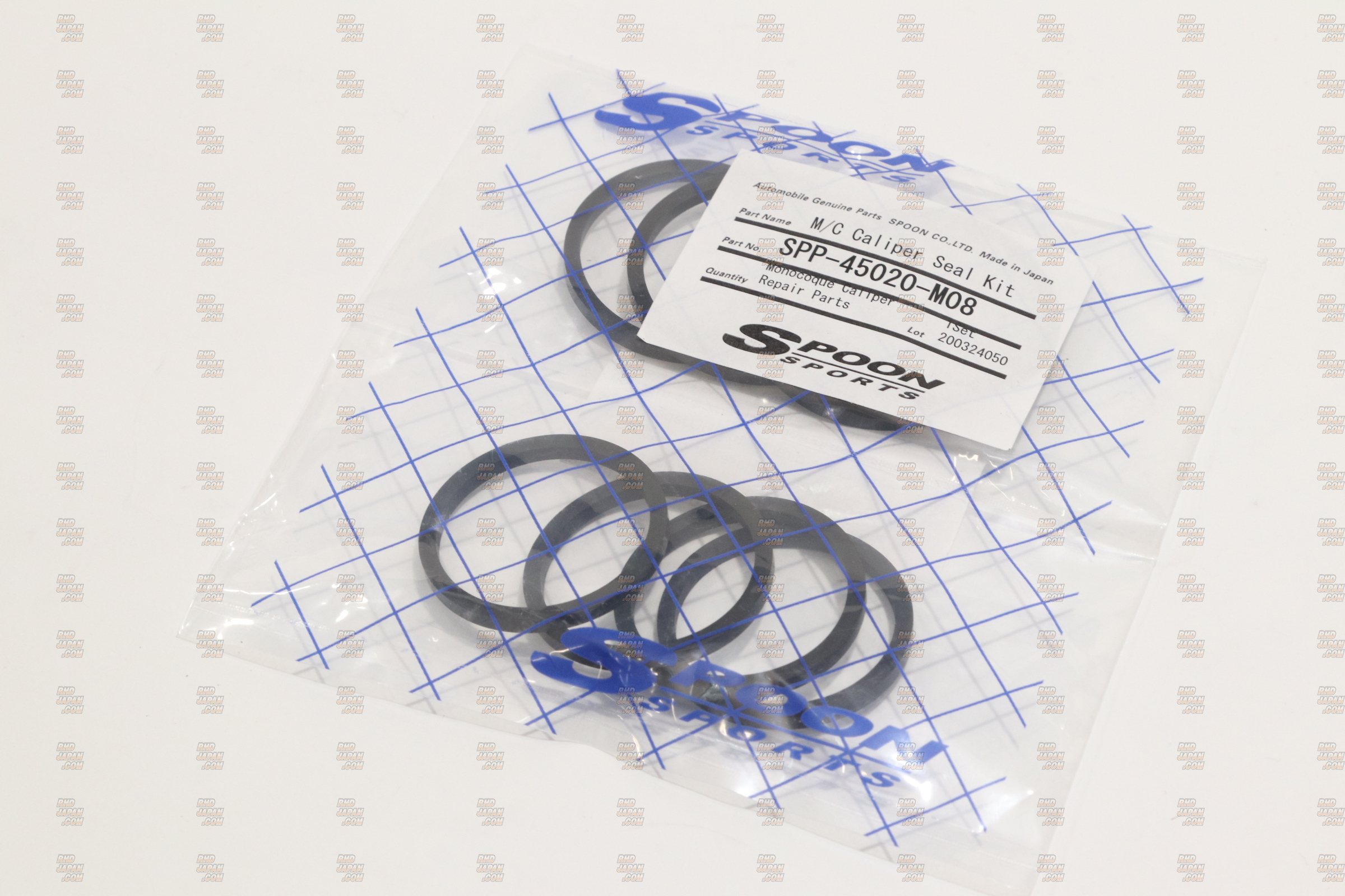 Spoon Sports Twin-Block Caliper Rebuild Piston Seal Set - Civic EG6 EK4 EK9 CR-Z ZF1 ZF2 Fit GE8 GK5 Integra DB8 DC2