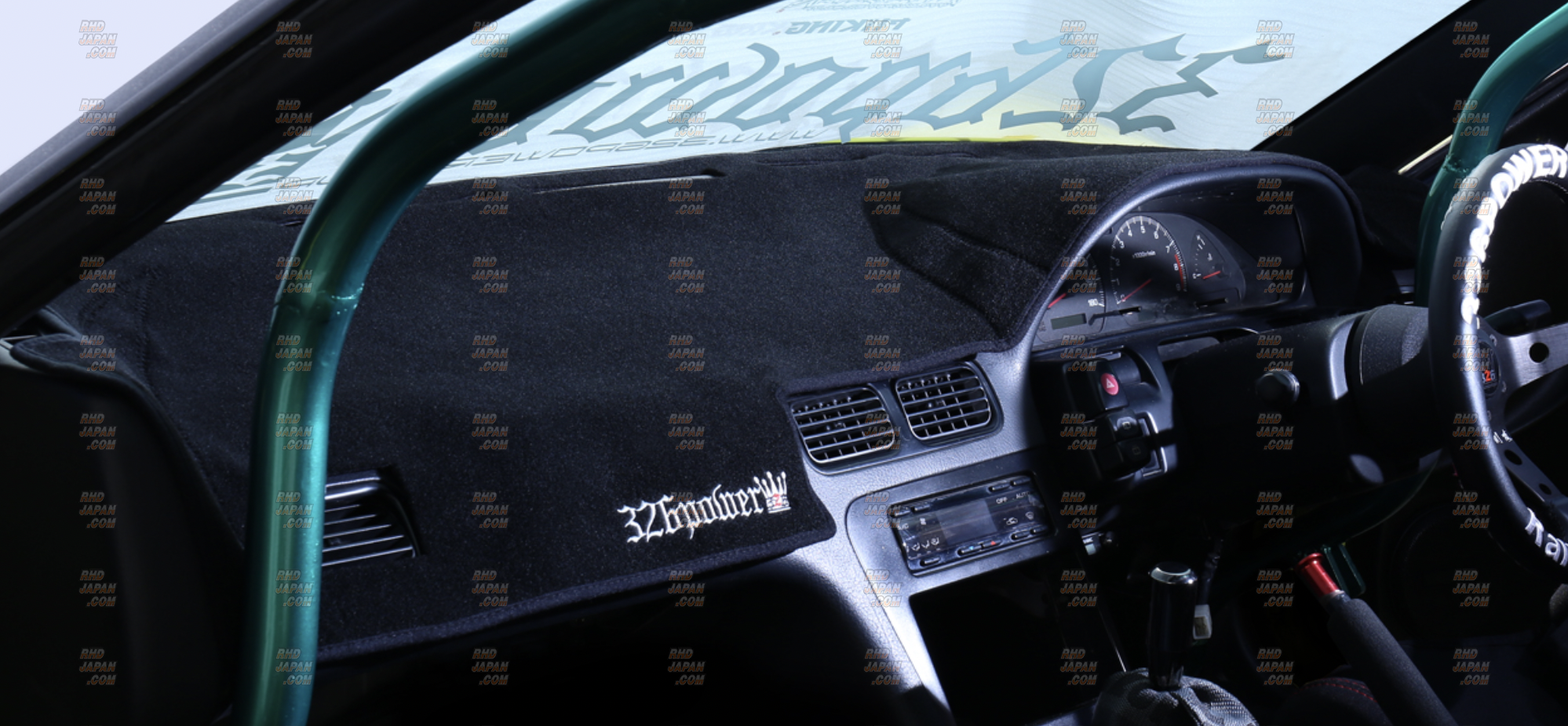 326 Power Dashboard Mat with Logo - 180SX Silvia S13 - RHDJapan