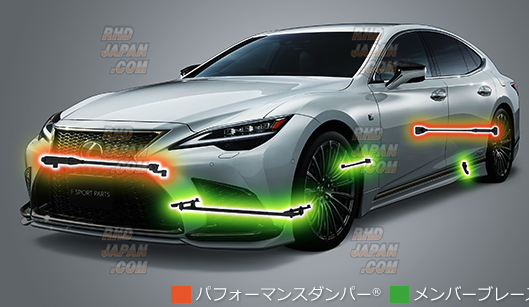 TRD パフォーマンスダンパー（LC500h） MS303-11002 LC EXTERIOR用 トヨタ TRD | - TRDパフォーマンスダンパーキットの販売ページ TRDパフォーマンスダンパー パフォーマンスダンパー