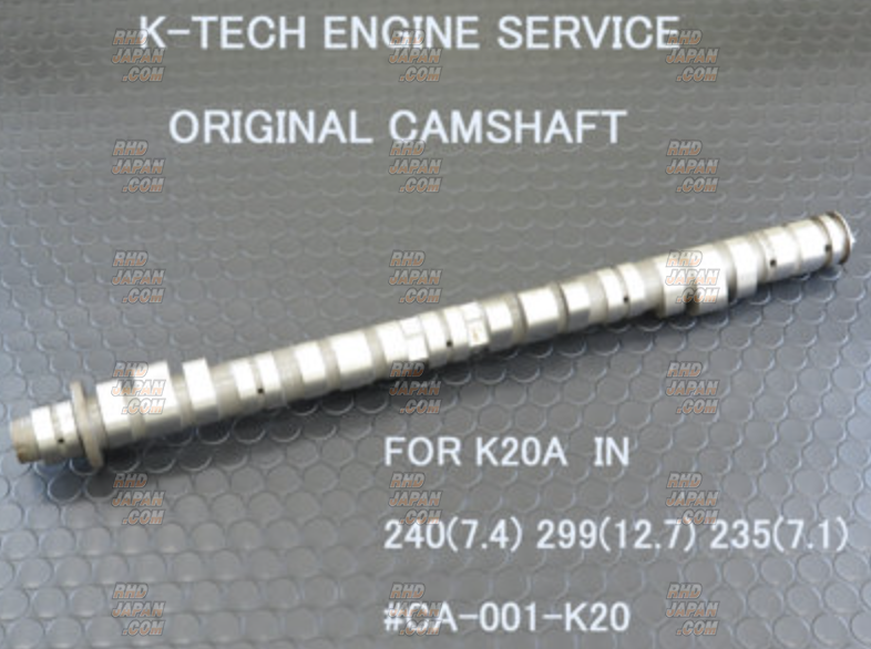 K Tech Engine K-Tech Engine Service Original Camshaft IN - K20A - RHDJapan