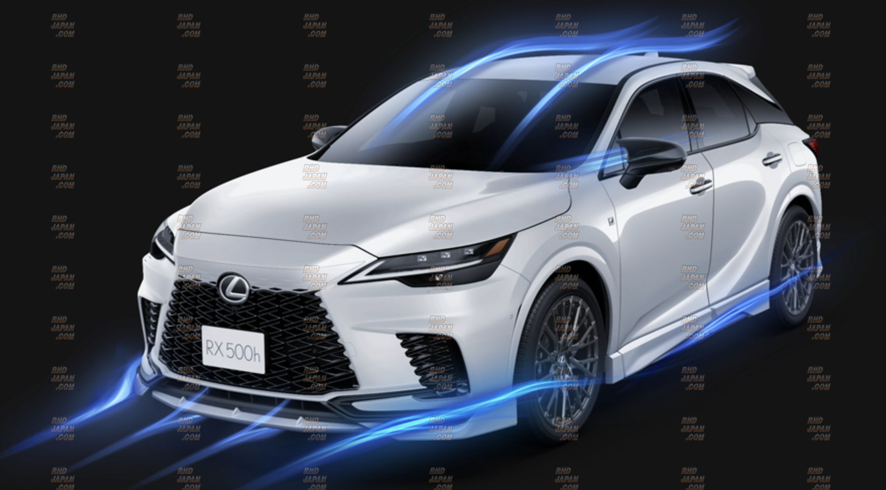 TRD F Sport Parts Side Skirt Set Black Edition - Lexus RX RX350 