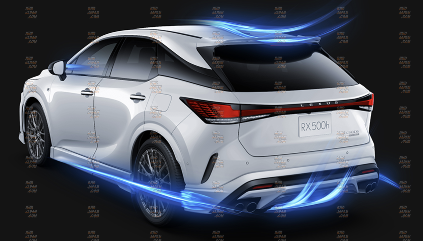 TRD F Sport Parts Rear Under Diffuser Unpainted - Lexus RX RX350 