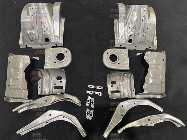 パーツ 215garage ホンダ ライブディオ AF34/AF35 アンダーモールセット 3点 白