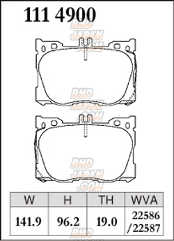 Dixcel High Performance Street Brake Pads Set M Type Front
