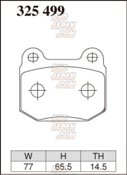 Dixcel High Performance Street Brake Pads Set M Type - M-9919454