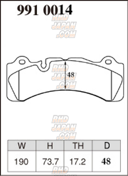 Dixcel High Performance Street Brake Pads Set M Type Front - 86