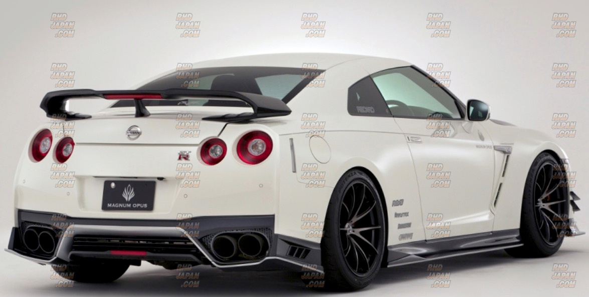 Varis Magnum Opus Rear Wing Spoiler Carbon Fiber - GT-R R35 - RHDJapan