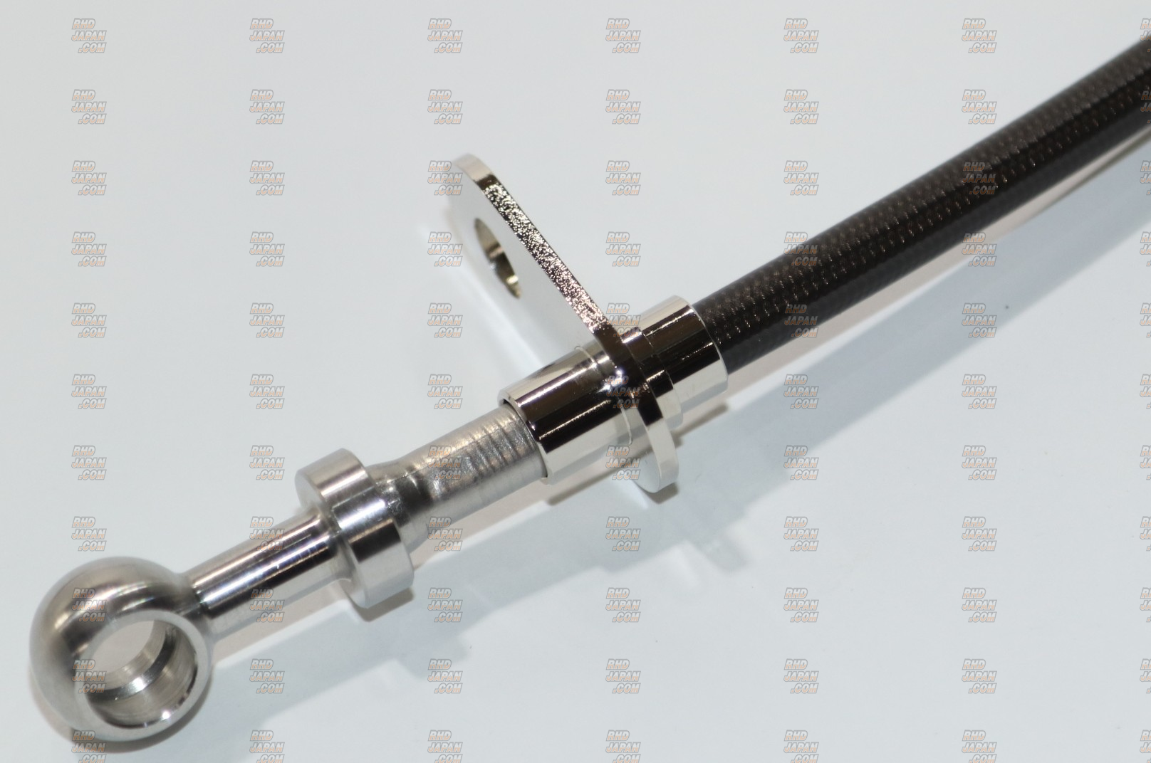 Project Mu Teflon Brake Line Stainless Fittings Smoke - Fairlady Z