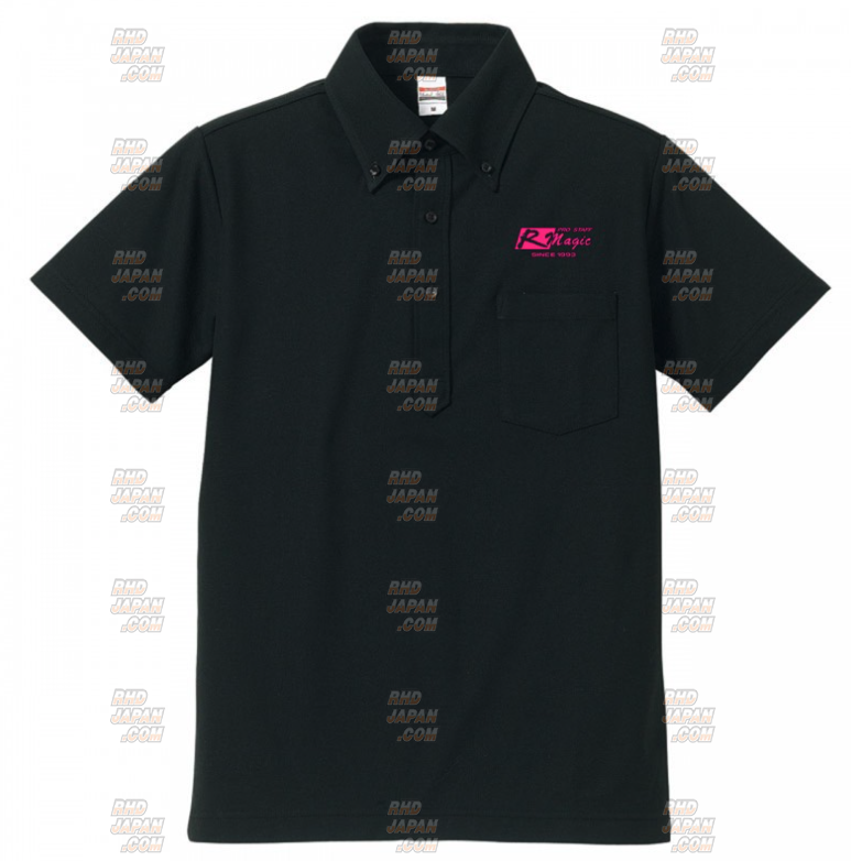 R-Magic RM Polo Shirt - Black Size XL - RHDJapan