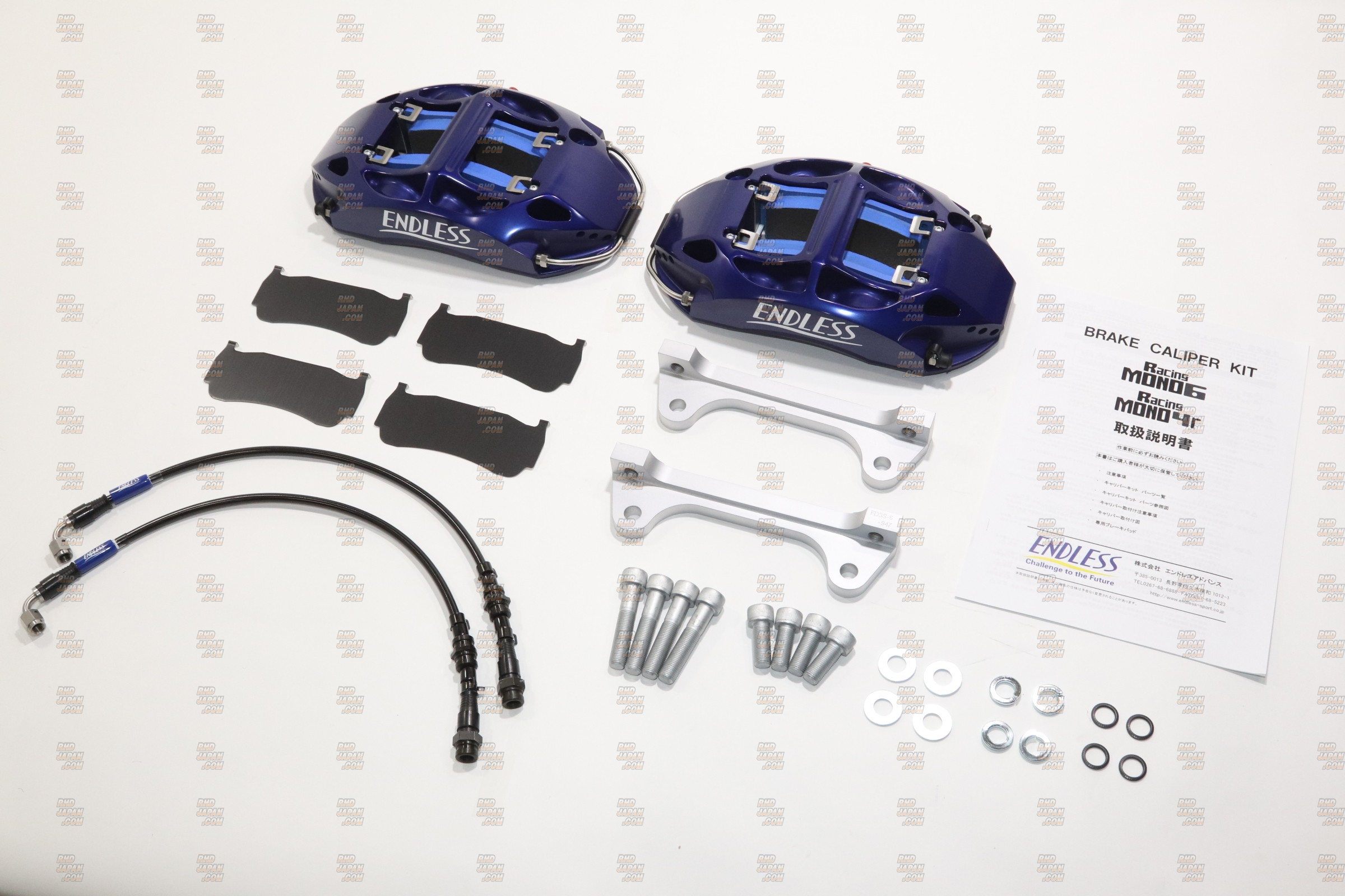 Endless Brake Caliper Kit System Inch Up Kit Front MONO6 Sports TA