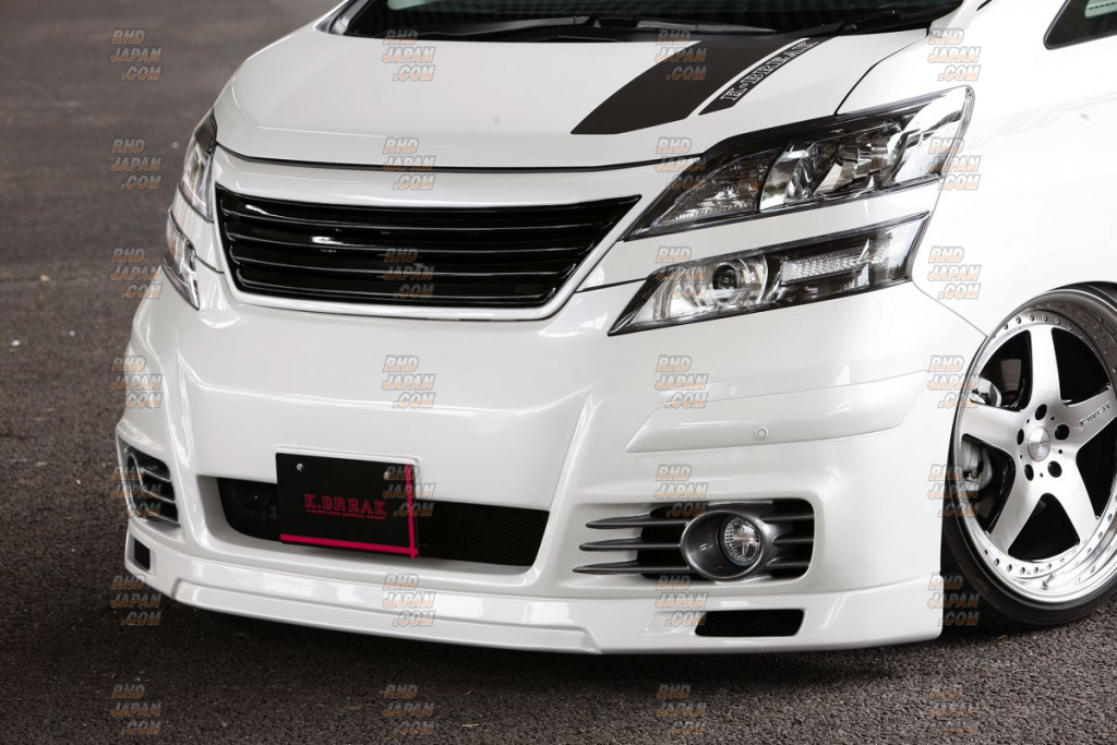 K-Break Platinum Front Grill - Vellfire ANH20W Zenki - RHDJapan