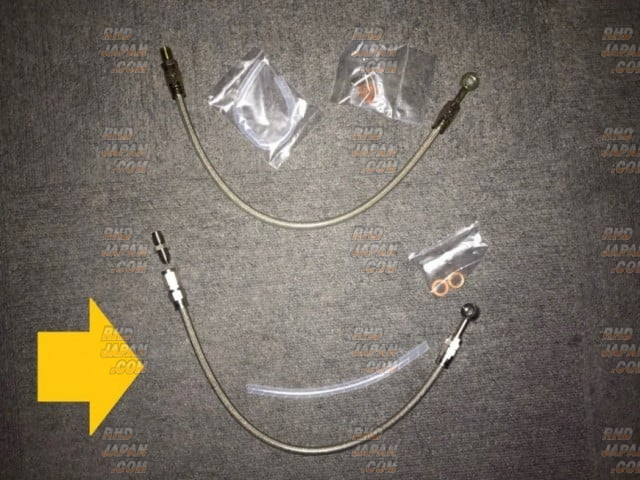 TEFLON BRAKE LINE GTO Z15A/Z16A スチール グリーン ブレーキライン