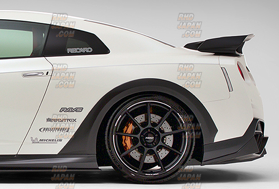 Varis Magnum Opus 2019Ver. Rear Fender Trim Ver.2 Carbon - GT-R R35 ...
