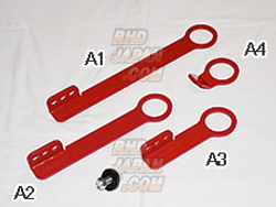 Nagisa Auto Universal Traction Tow Hook Black - Angle Style A1