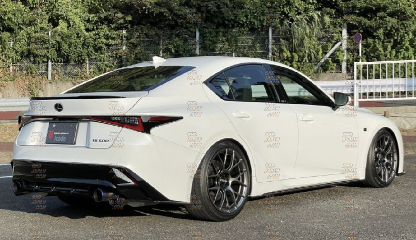 Is500 Rear LEMS Rear Under Splitter Carbon Fiber with Clear Coating - Lexus IS500 ...