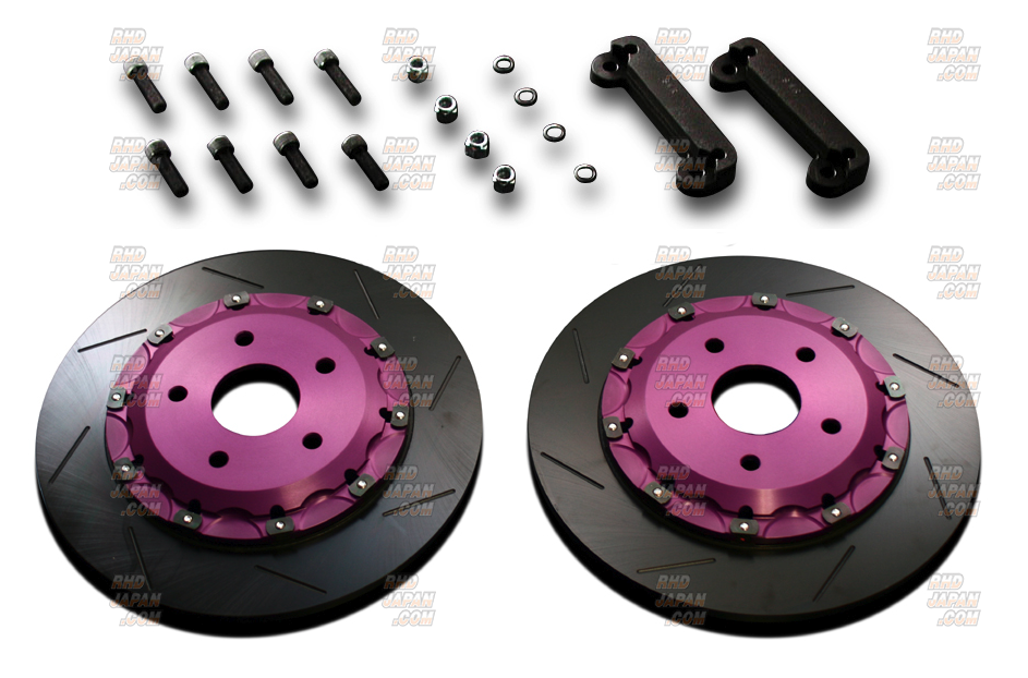 BIOT Rear Brake Offset Kit 2pc Rotor - MR-2 SW20 - RHDJapan