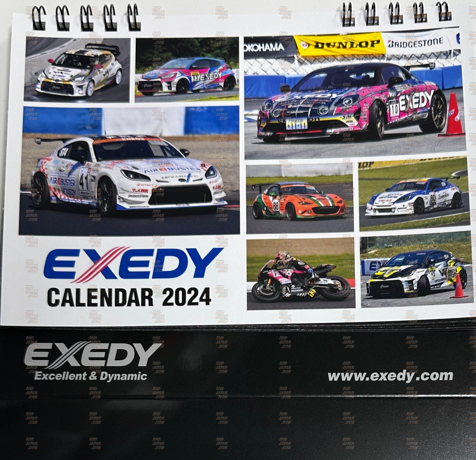 EXEDY Desktop Calendar - 2024