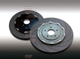 Dixcel 2 Piece Slit-12 Brake Rotor Assembly Right - Impreza WRX