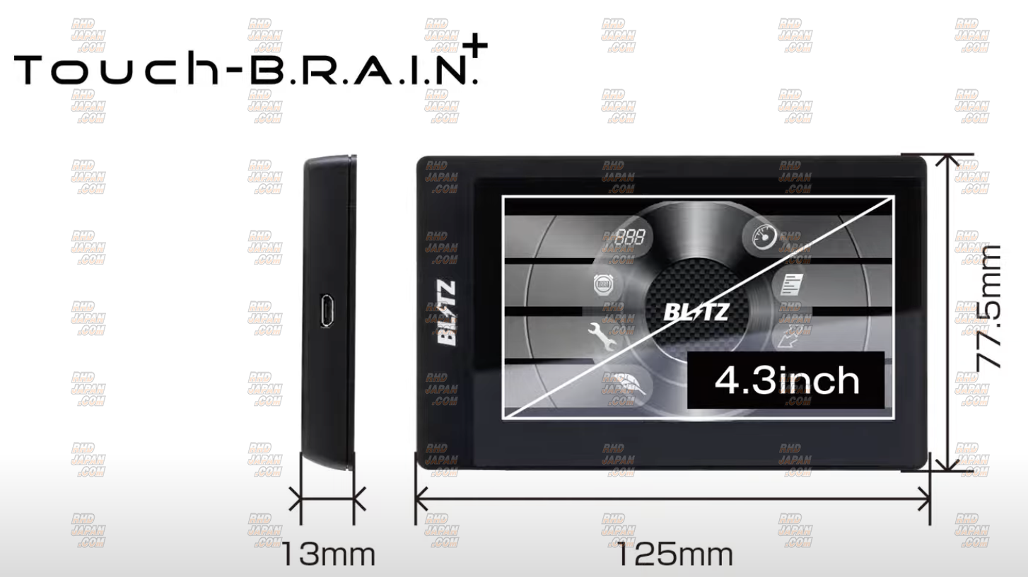 Blitz OBD Monitor Series - Touch B.R.A.I.N+ Plus - RHDJapan
