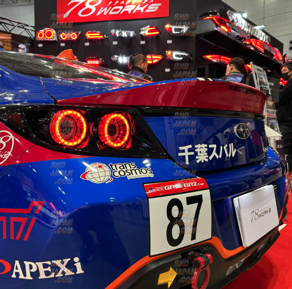 78WORKS GR86 / BRZ / LEDテールランプ RSシリーズレッド 78 Works LED 