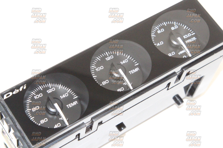 Defi　デフィ　DIN-Gauge　DINゲージ　水温・油温・油圧　中古品 DIN-Gauge Style21／Style98 Hommage ディンゲージ スタイル21